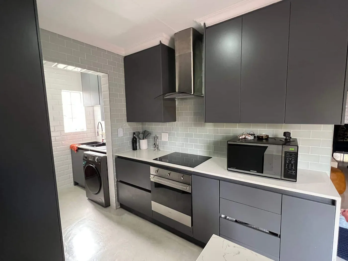 Built-in cupboards we made